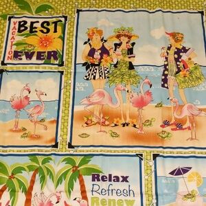 Connecting Threads 2017 Best Vacation Ever by Jody Houghton Fabric Panel